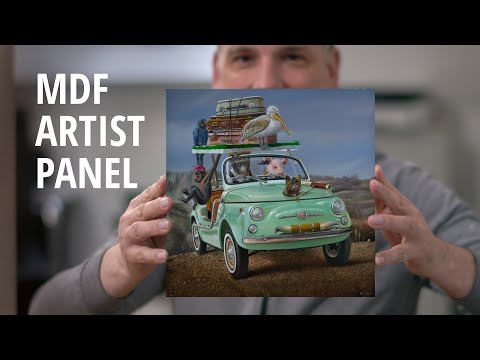 HOW TO MAKE AN ARTIST PANEL WITH MDF AND GESSO