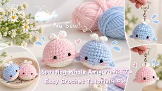 Crochet a Spouting Whale With Me in Under 12 Minutes | Amigurumi Tutorial