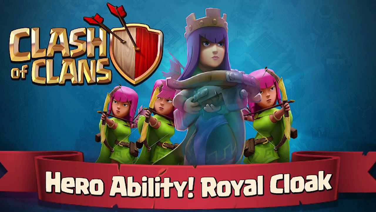 Clash of clans - Archer Queen new ability ( Over Powered ?!?)