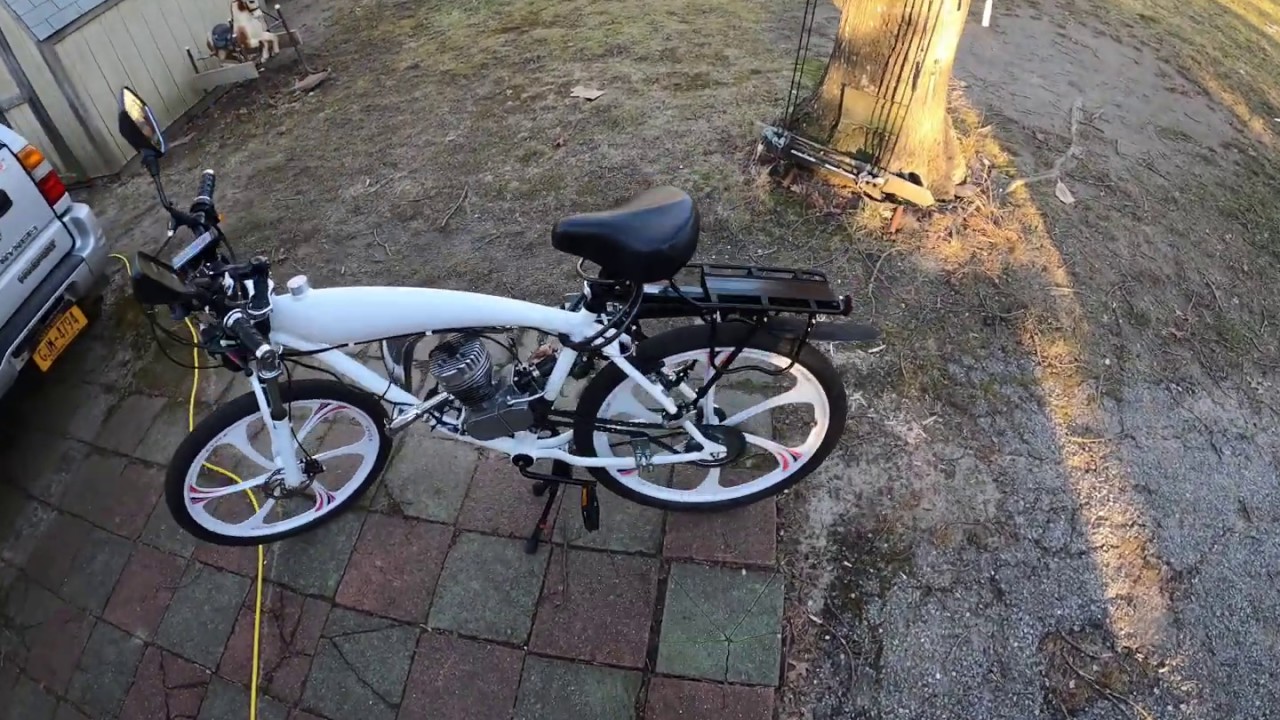 Motorized bicycle Zeta motorsports engine YouTube