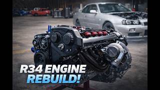 From Bare Block to Beast: R34 Engine Rebuild