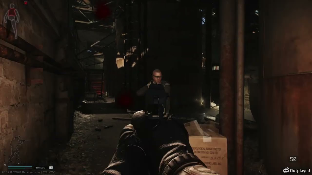 Bending my gun around the corner looney tunes style