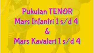 TUTORIAL MARS INFANTERI DAN KAVALERI TENOR DRUM || DRUM BAND SMKN 3 KUPANG