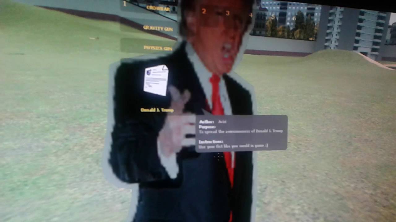 Gmod with donald trump