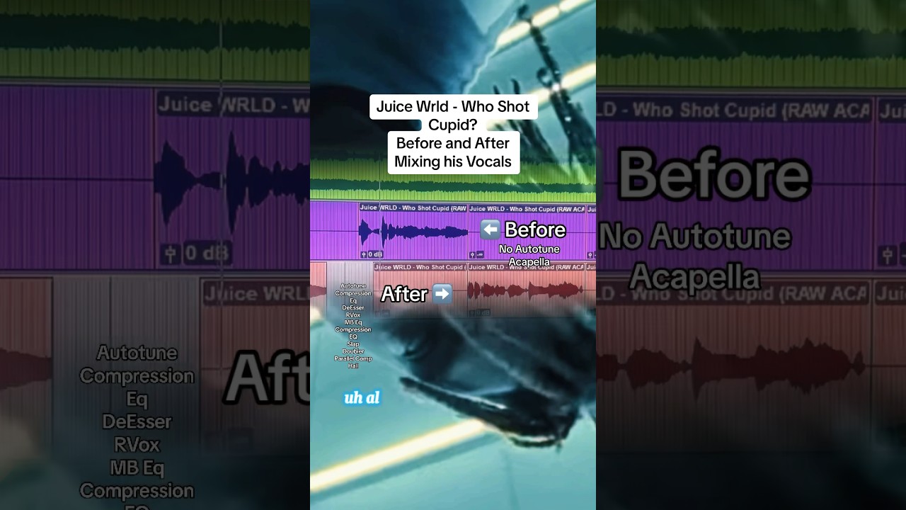 Juice Wrld Before and After Autotune! What song do you want next?  
