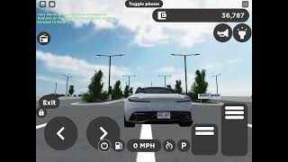 Aston martin db11 startup (Roblox Greenville)