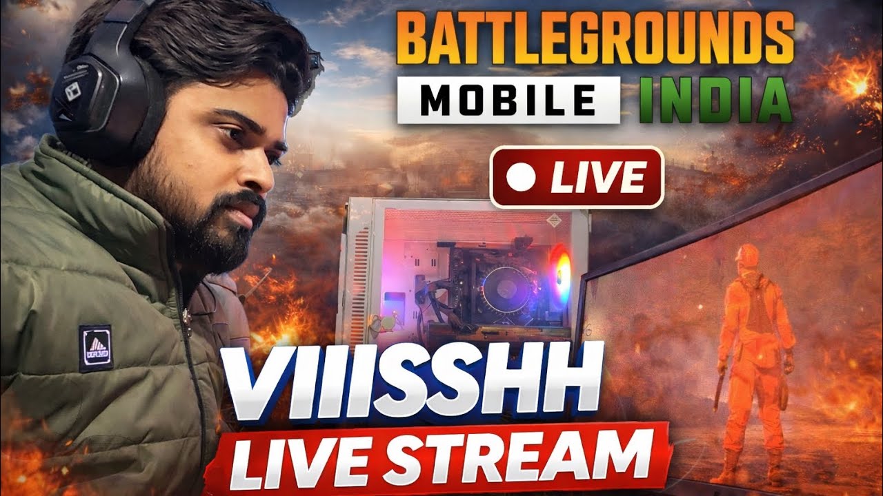 BGMI LIVE 🔴 iPhone 15 Gameplay | Smooth 120FPS 🔥 VIISSHH