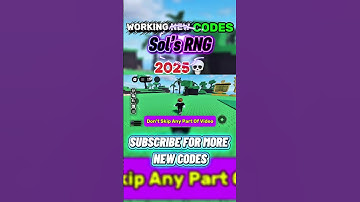 ⚠️UPDATE✨CODES⚠️ SOLS RNG REDEEM CODES 2025 - ROBLOX SOLS RNG CODES - SOLS RNG GIFT CODES