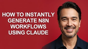 How to Instantly Generate N8n Workflows Using Claude - KevinHowTo