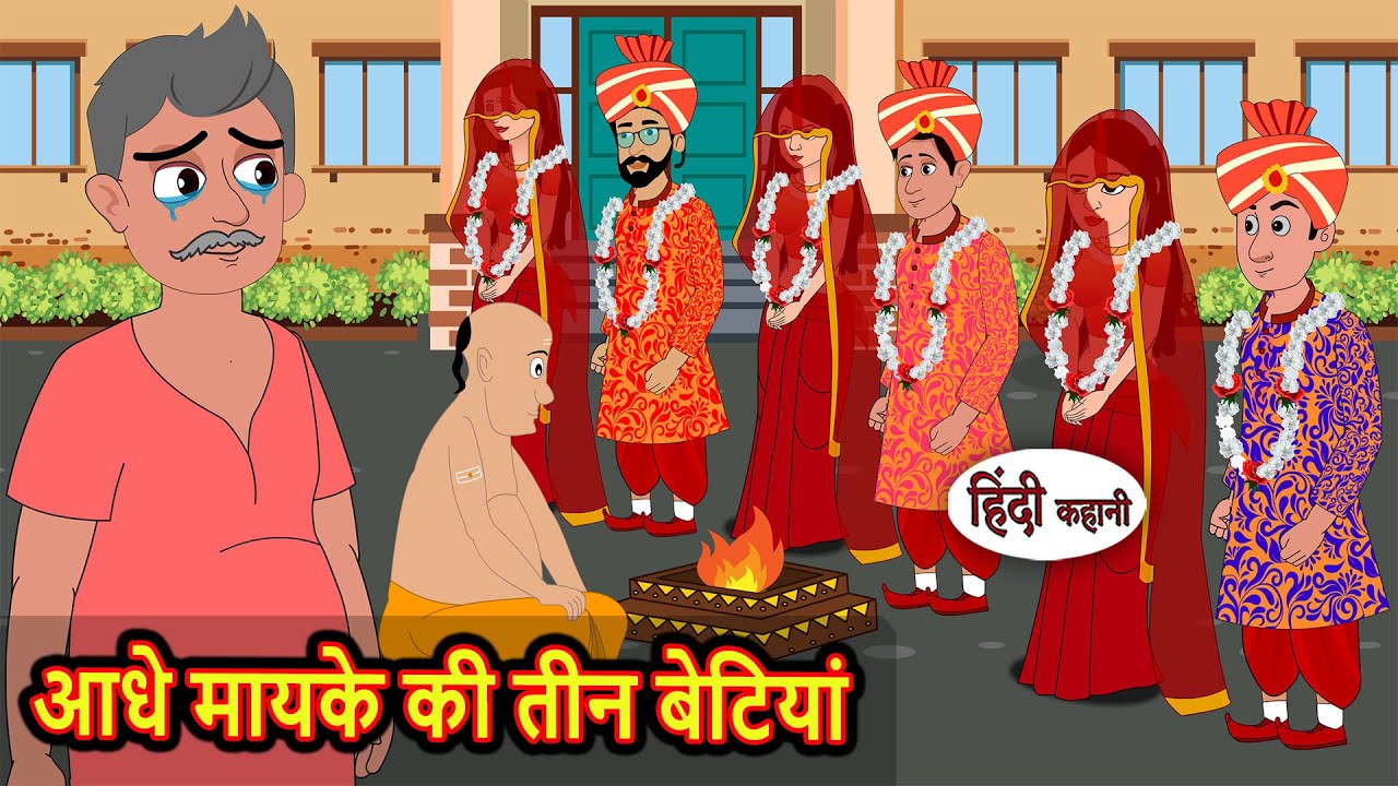 आधे मायके की तीन बेटियां | Bedtime Stories | Moral Story | Storytime | Kahani | Stories in Hindi