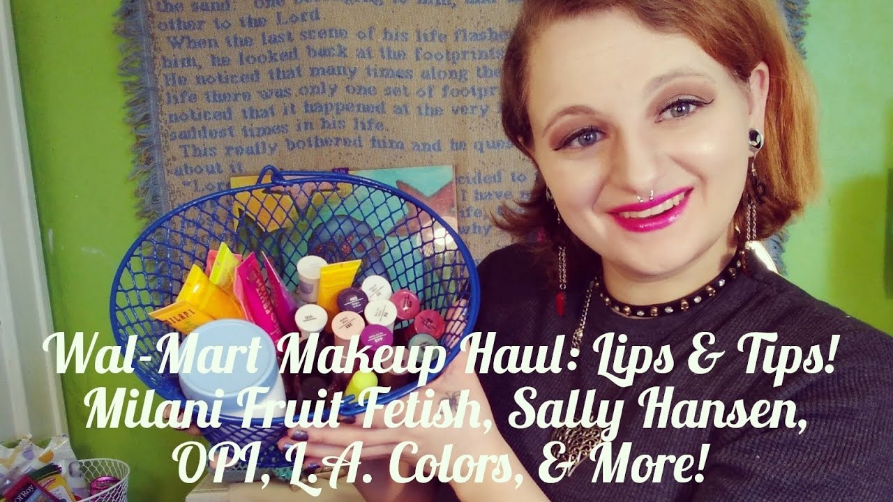 Wal-Mart Makeup Haul: Lips & Tips! 💅 Milani, Sally Hansen, OPI, L.A. Colors, & More! SD Beauty 2022