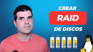 📢 RAID 💾  Como CREAR un RAID de discos duros en LINUX 🟠 Versión Didáctica
