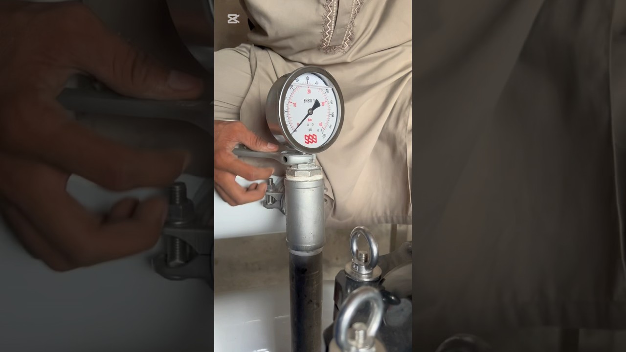 How to pressure gauge 600 psi  installation 