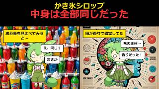 Are Shaved Ice Syrups All Actually the Same Flavor? A Scientific Explanation