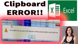 90 PC STORE | Fixed Clipboard Error in Excel – We couldn’t free up space on the clipboard Excel