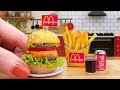 🔴[ライブ]🔴世界最小のマクドナルドバーガー作ってみた │ Yummy Miniature McDonald's Burger │ Chibisekai #ASMR