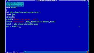 C Program to enter marks and print grade