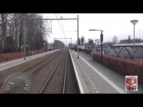 Meerijden met de machinist van Roosendaal naar Zwolle. (met snelheidsmeter)