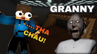 Whalen lần đầu bị bà ngoại Granny bắt cóc trong Minecraft PE screenshot 3