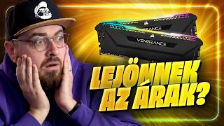JÓ HÍREK? Tényleg jönnek lefelé a RAM árak?