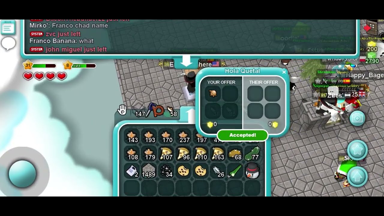 Bronze Pig Raffle Winner in Cubic Castles