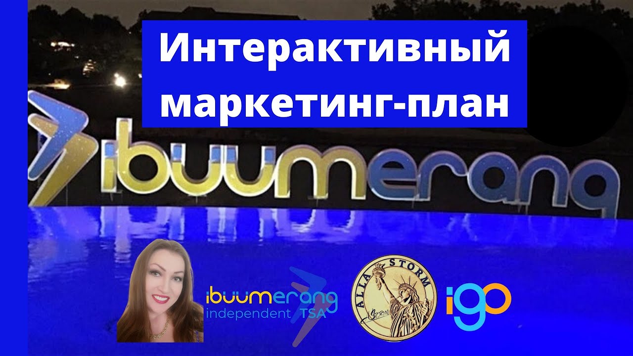Интерактивный маркетинг-план компании Ibuumerang