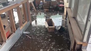 Beach restaurant damaged in Goleta