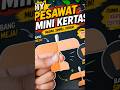 Pesawat Mini dari Kertas & Cotton Bud ✈️ Bisa Terbang! #Shorts #DIY #PesawatMini #TutorialMudah