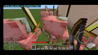 Zombified Piglin Attack Me Block Minecraft