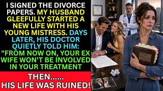 Signed The Divorce. He Left With A Young Girl. Later, His Doctor Said, "Your Ex Ended Your Care."