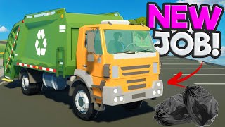 I Became a TERRIBLE Garbage Truck Driver in the NEW Motor Town Update!
