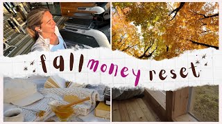 FALL MONEY RESET 🍁 6 steps to resetting your finances this fall & my fall financial goals!