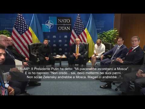 Video Zelensky a Trump: Andare a Mosca per negoziati? È pericoloso, ci sono molti droni ucraini