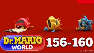 Dr. Mario World - World 4 Complete! Levels 156-160 (3 Stars)