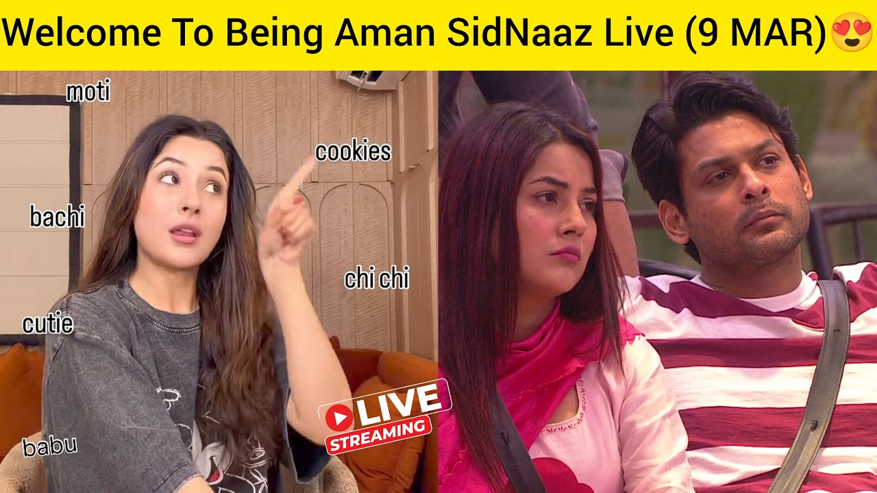 [9 MAR] Shehnaaz Gill Latest Instagram Funny Reel 😜❤️ Being Aman SidNaaz Fans Live🌈