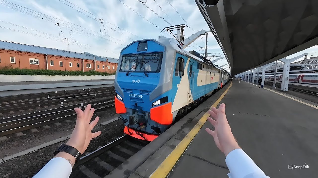Машинист поезда 👨‍✈️ | Первый раз на ЭП2К в СМЕ — беру вас с собой!🛤️