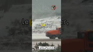 Tempête de neige à Saint-Pierre et Miquelon, fermeture historique de l'aéroport. #tempête