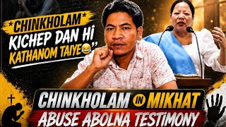 Chinkholam kichep dan hi keijong kathanom taiye...'' 😂😂 testimony khat veute