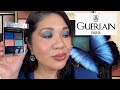 GUERLAIN BEAUTY MYSTIC PEACOCK quad Demo, Review, Swatches, Comparisons on brown / tan skin