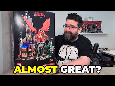 YouTube thumbnail: LEGO Dungeons and Dragons Review (21348)