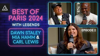 Dawn Staley, Mia Hamm, and Carl Lewis: A Trio of Olympic Legends 🇺🇸
