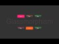 Glassmorphism Button Hover Effects | Glassmorphism Effects