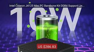 Intel Celeron J4125 Mini PC Barebone Kit DDR4 Support Linux WiFi C... — Best Deal 2026 | Shop Now!