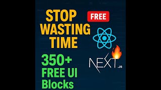 🔥 The BEST Free UI Components for Next.js & React – 350+ Modern Components!