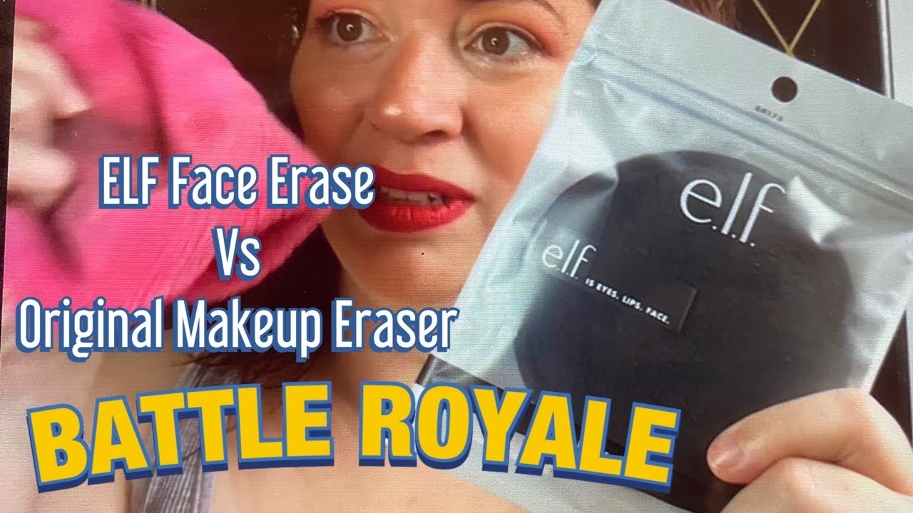 ELF Cosmetics Face Erase vs Original Makeup Eraser