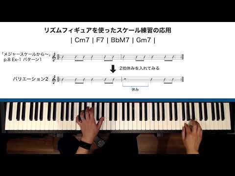 Vol.460 【 リズムフィギュアを使ったスケール練習の応用 】杉山ジャズピアノ教室 at 横浜