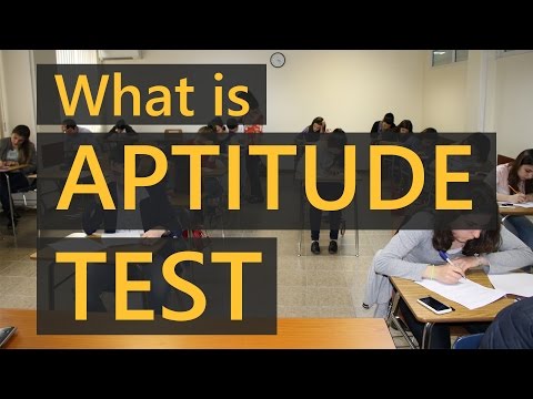 What is Aptitude Test | Aptitude test Components | Education Terminology || SimplyInfo.net