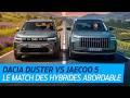 Essai Dacia Duster vs Jeacoo 5 (2026) : quel est le meilleur SUV hybride à moins de 30 000 € ?