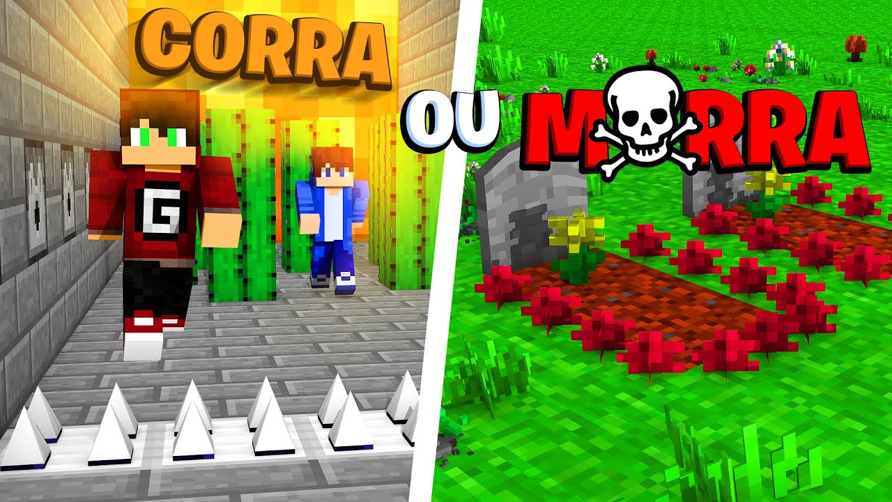 DESAFIO CORRA ou JA ERA!  no MINECRAFT! ✭ Guihh ✭