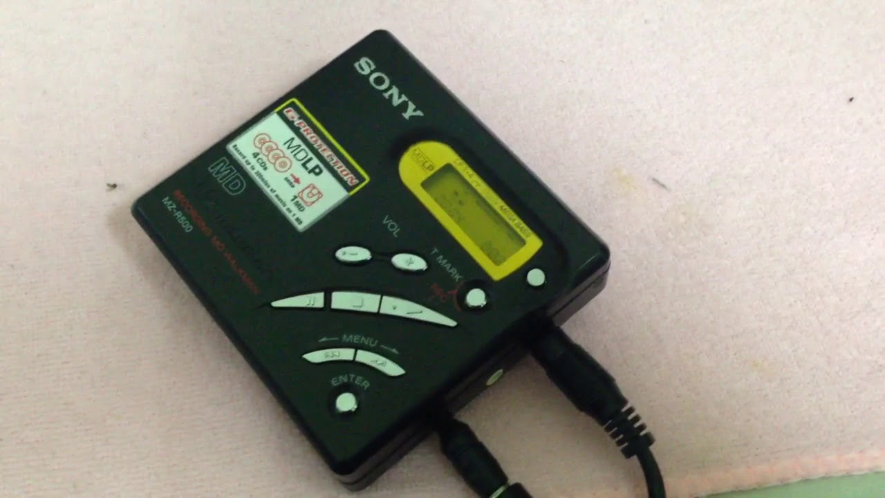 SONY MD MZR500 YouTube